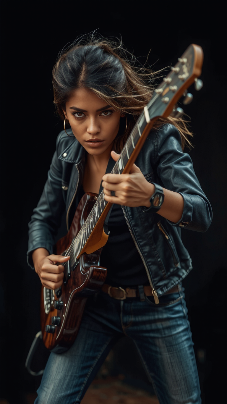 Josephine Hernandez, bass/guitar player